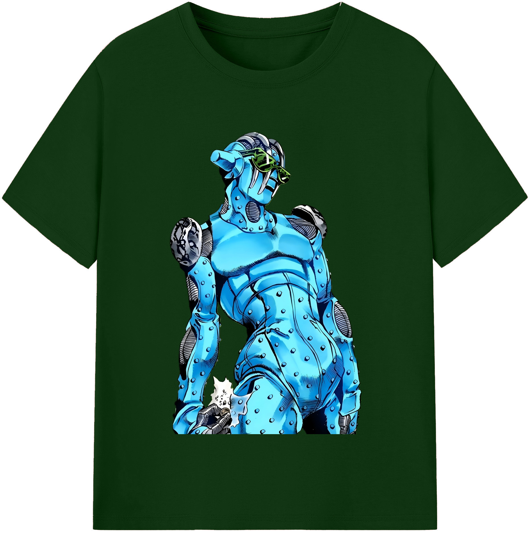 （画像用） ジョジョの奇妙な冒険 JoJo's Bizarre Adventure 綿100％半袖Tシャツ（フロントプリント）